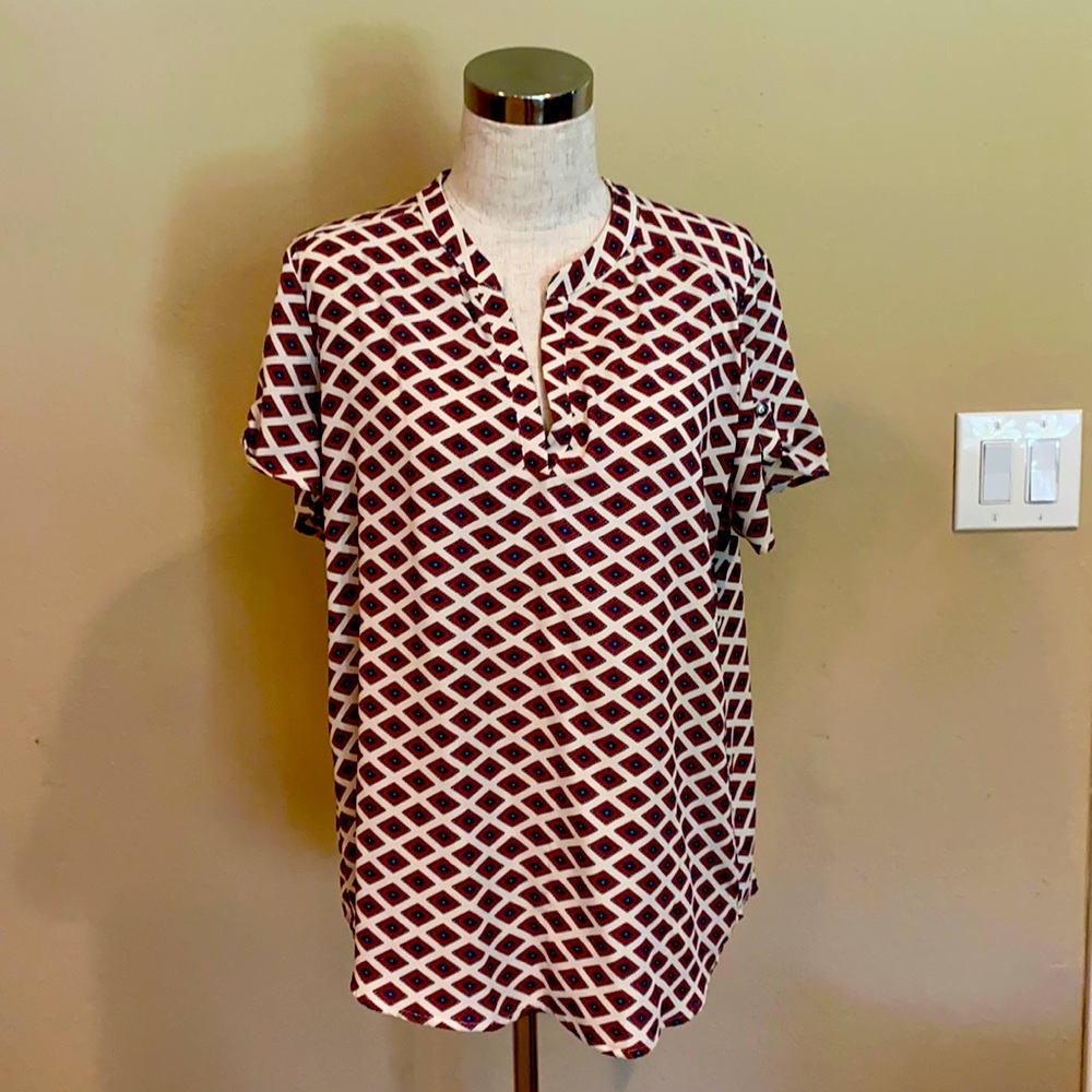 Short sleeve blouse